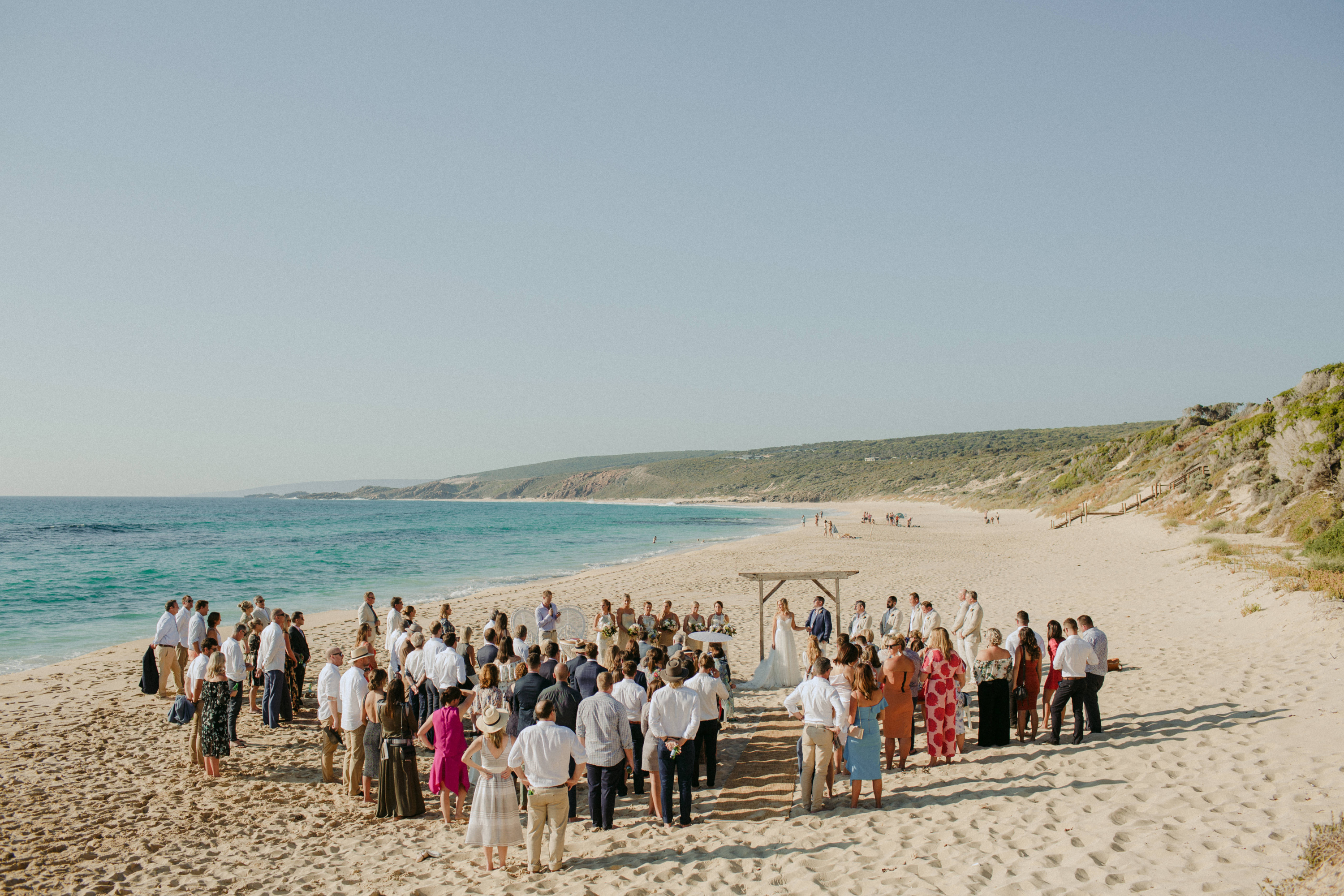 injidup beach wedding