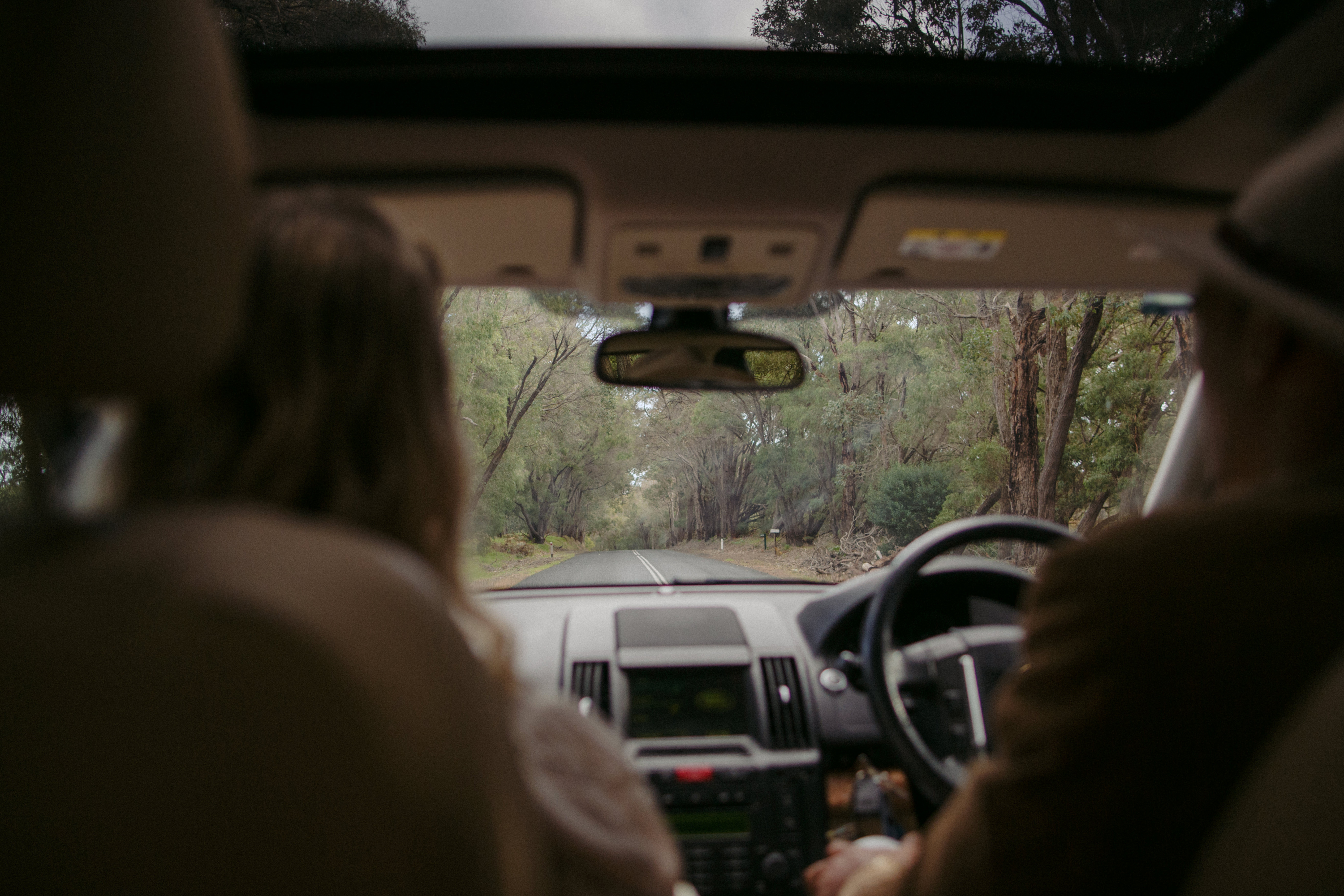 driving to boranup forest for elopement